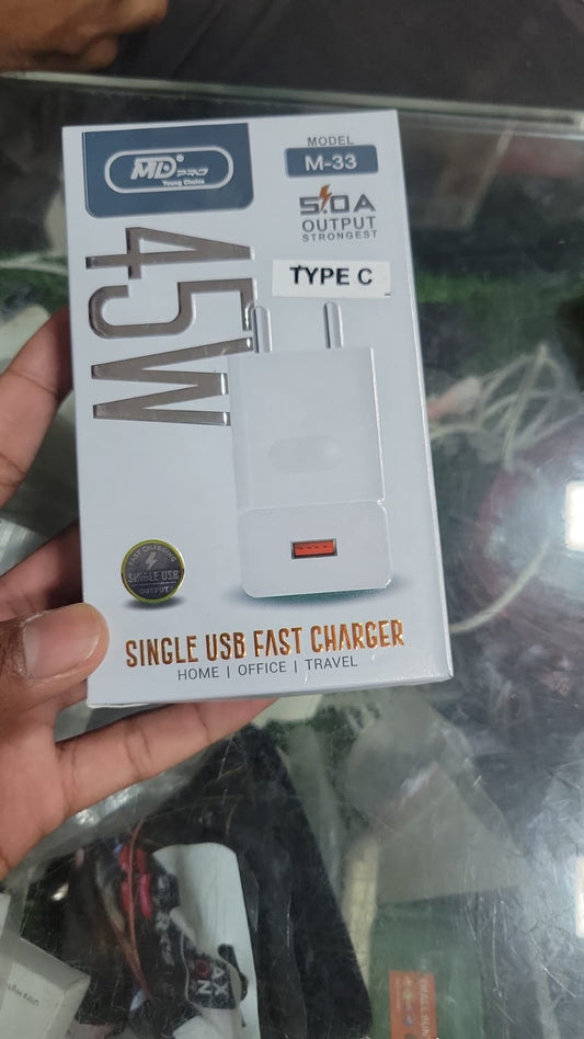 MD Pro M-33 5A Type-C Fast Charger