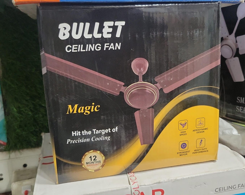 Bullet Ceiling Fan 1 Year Warranty