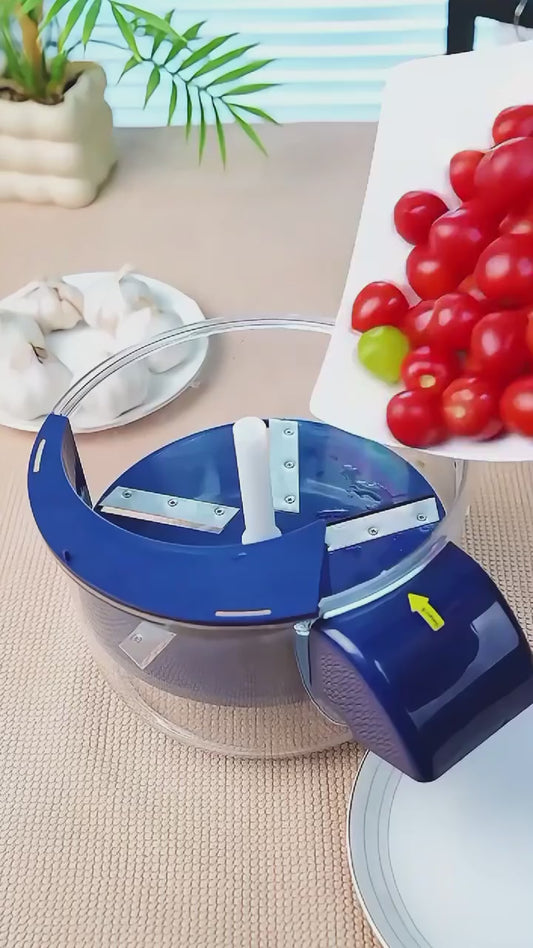 Automatic Electric Peeler & Food Chopper | USB Rechargeable One-Touch Vegetable & Fruit Peeling Machine | Portable Mini Kitchen Processor for Garlic, Grapes, Cherry Tomatoes Nuts & More